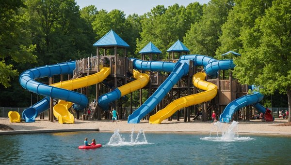 Campings avec espace aquatique au bord de l'eau